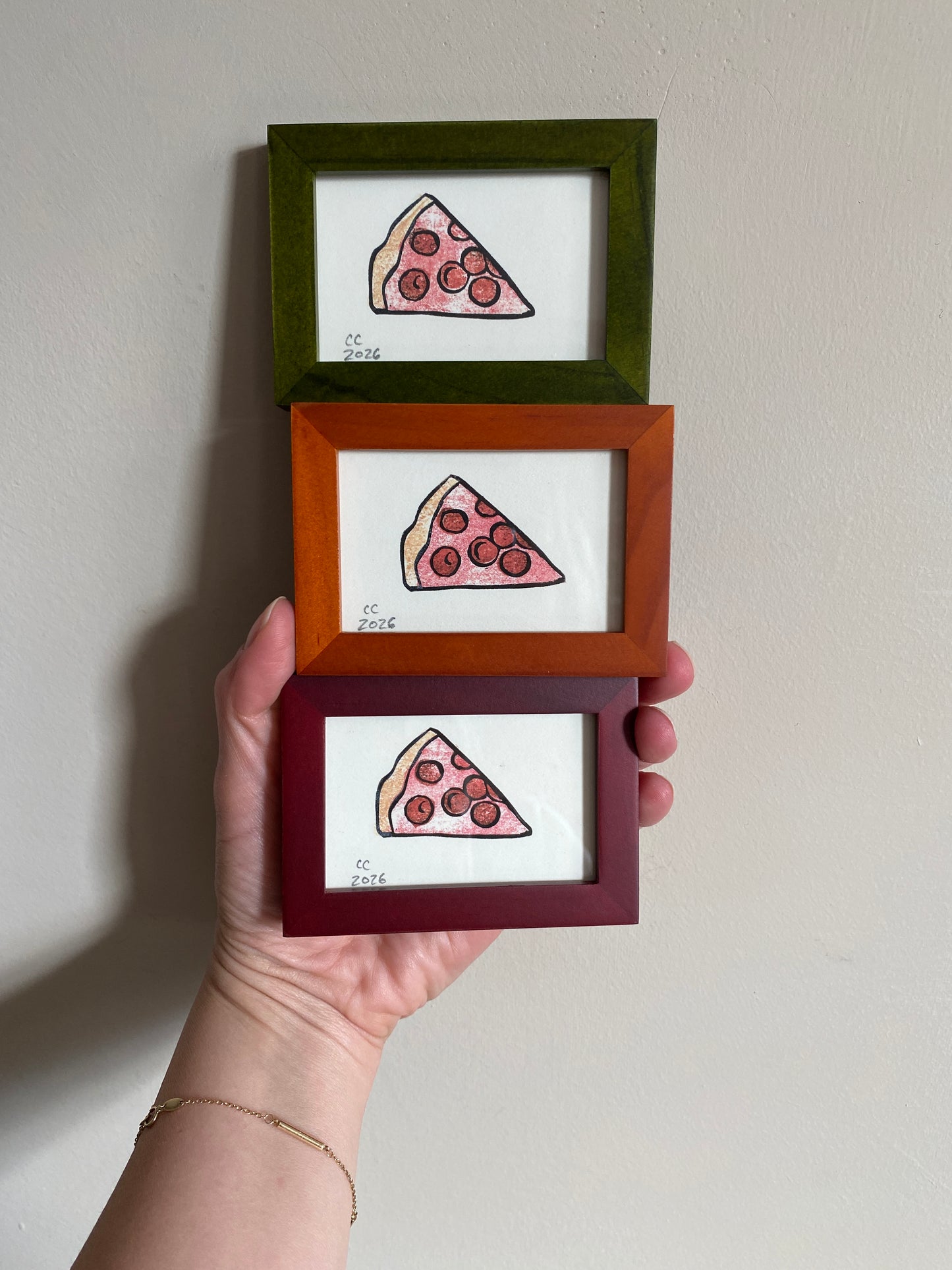 Mini Slice of Pepperoni Pizza