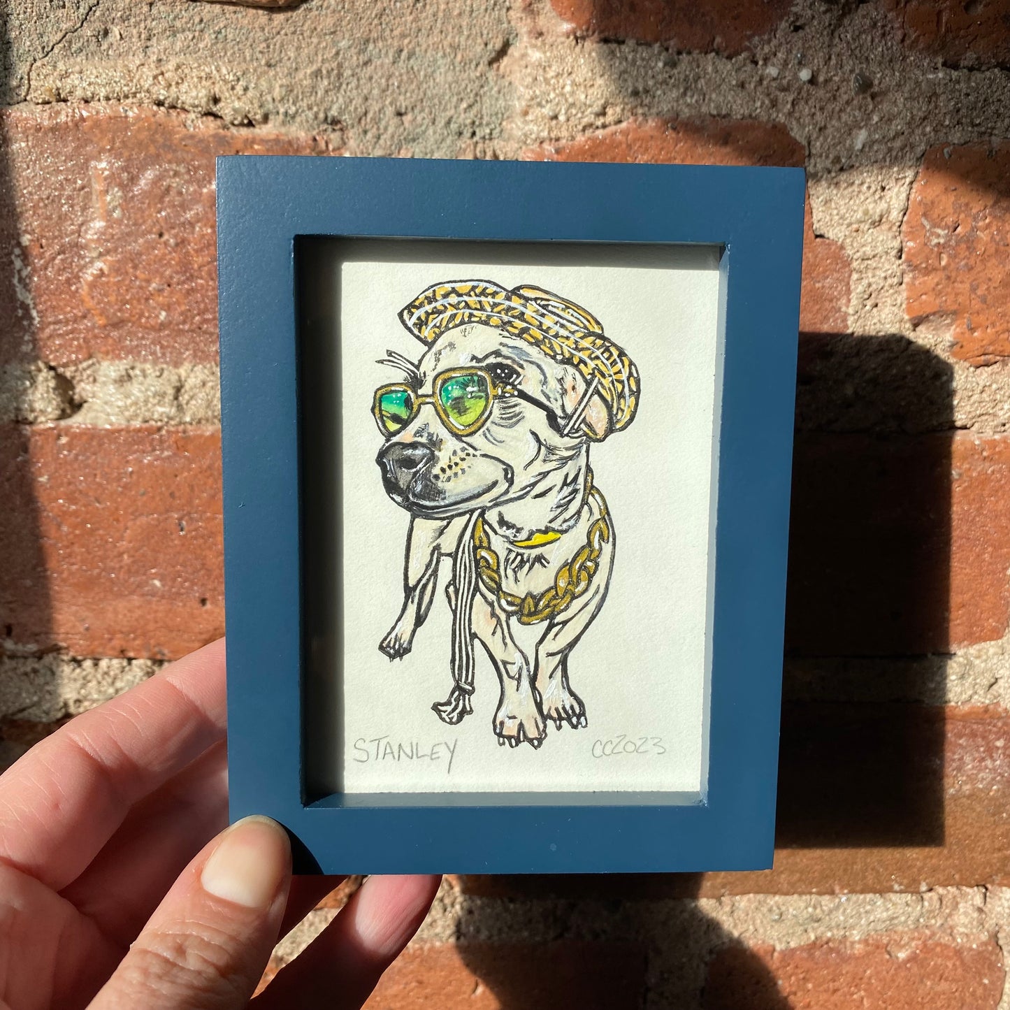 Work in Progress Custom Pet Portrait Painting