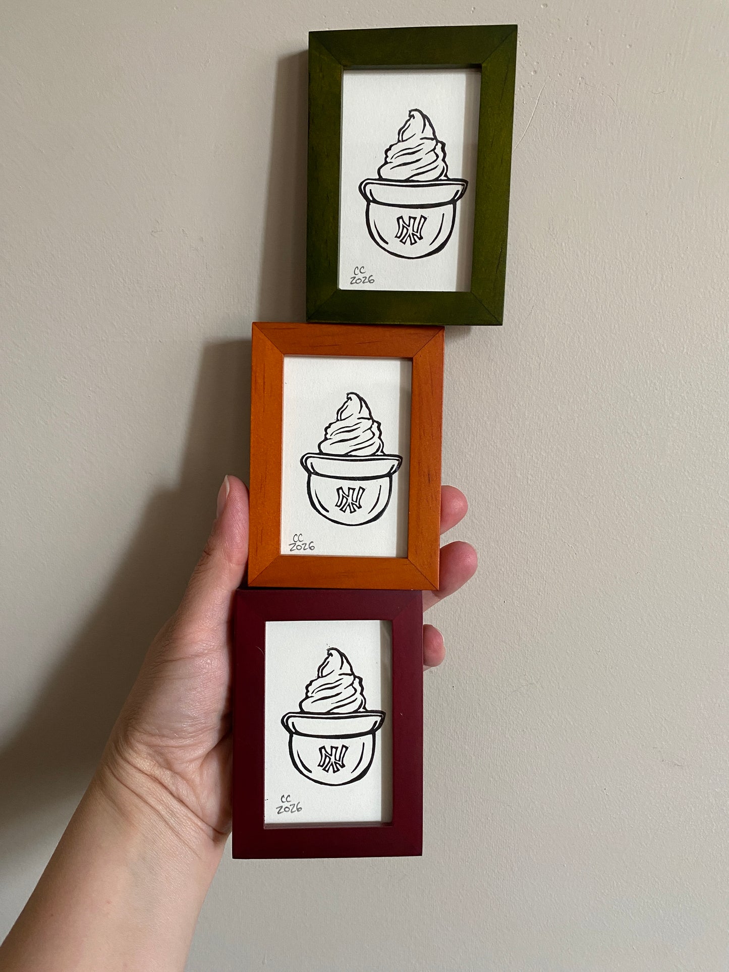 Mini Sports Ice Cream Helmet