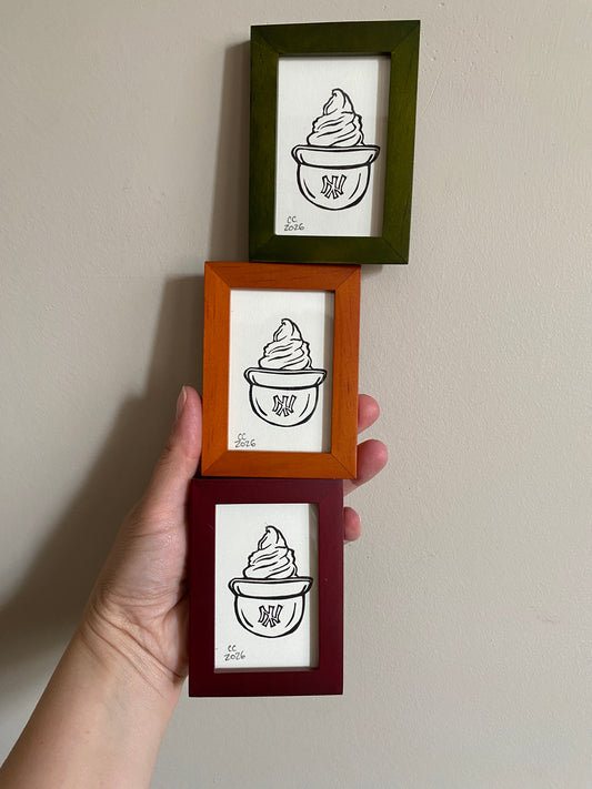 Mini Sports Ice Cream Helmet