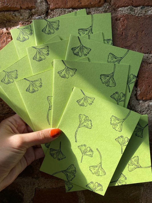 Flash Sale Ginkgo Cards (blank inside)