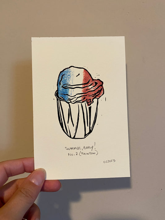 $5 Rainbow Ice Print
