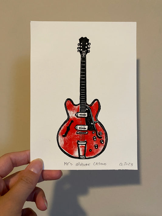 $5 Guitar print